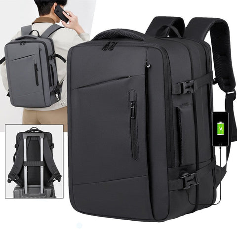 Expandable Business Backpack Large Capacity Multi - Functional Computer Bag - Zenura Co