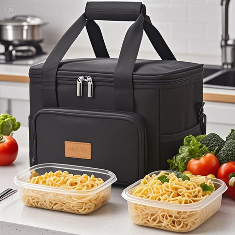 Insulated Lunch Bag Large Capacity Portable Picnic Bag - Zenura Co