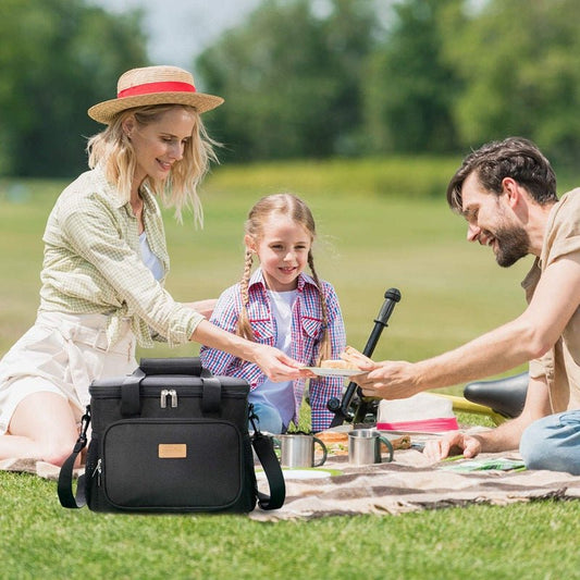 Insulated Lunch Bag Large Capacity Portable Picnic Bag - Zenura Co